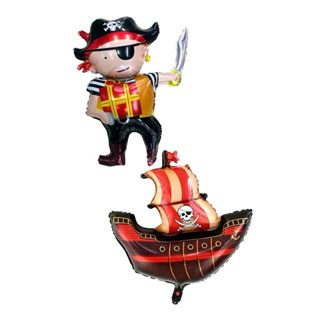 1/2 Balões Metalizado Navio Pirata/Pirata em Oferta na Shopee