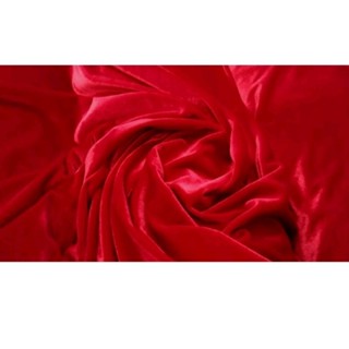 Veludo Vermelho Cristal 1.00M compr X 1.60M Largura.