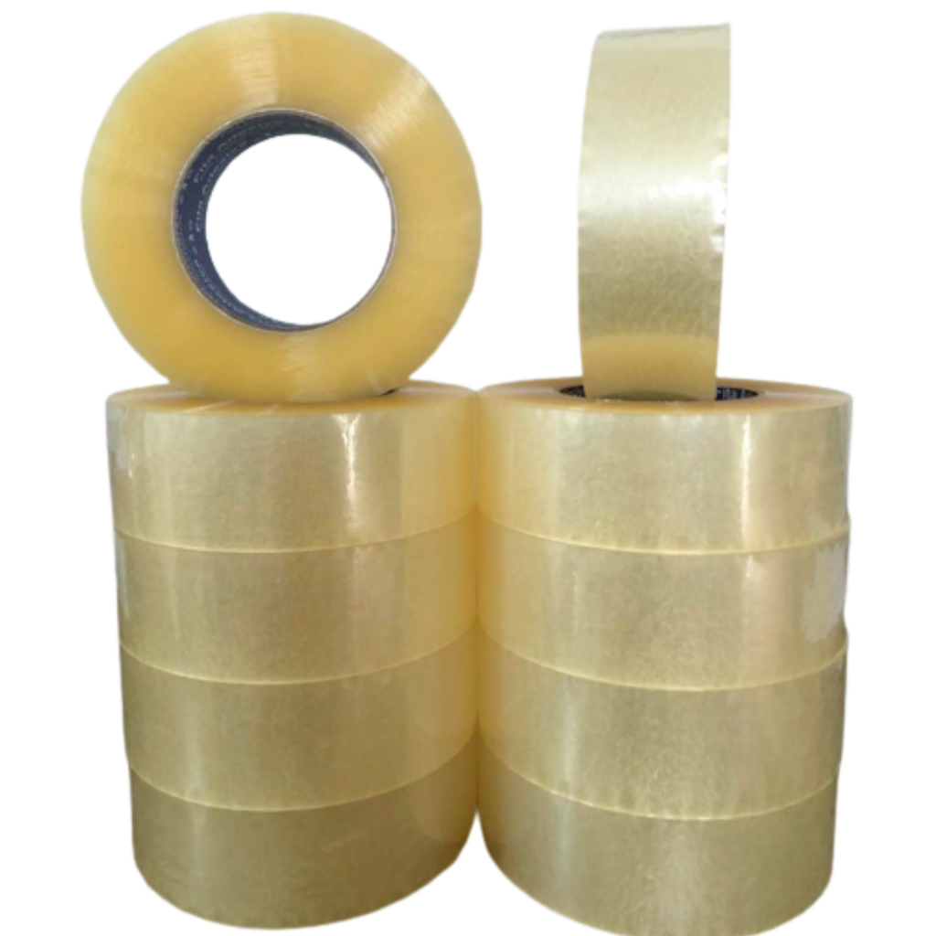 Kit 10 Fita Adesiva Larga 45mm X 500 Metros Transparente Cola Forte em Oferta na Shopee