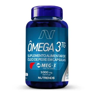 Ômega 3 TG com selo MEG-3 120 Cápsulas - Nutrends