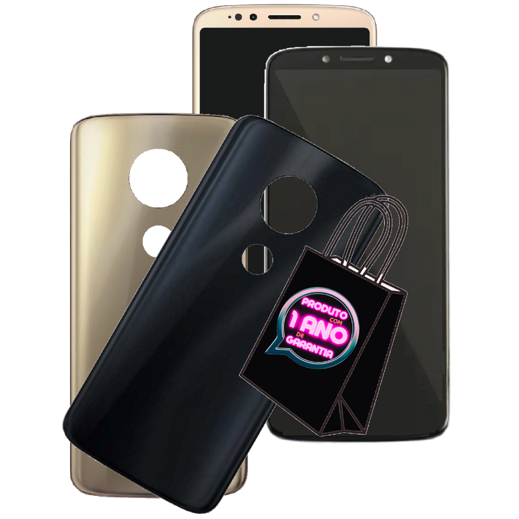 Tela Frontal Touch Display Compatível Moto G6 Play Xt1922 + Lcd Premium Full Hd + Tampa!