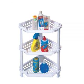 Cantoneira Prateleira Porta Shampoo 3 Andares