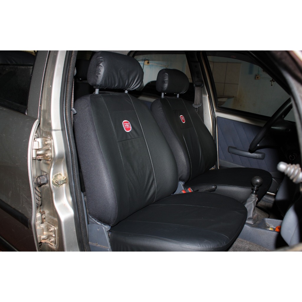 Capa Banco Carro Couro Acessórios Impermeável Universal Fiat Uno Palio Strada Siena