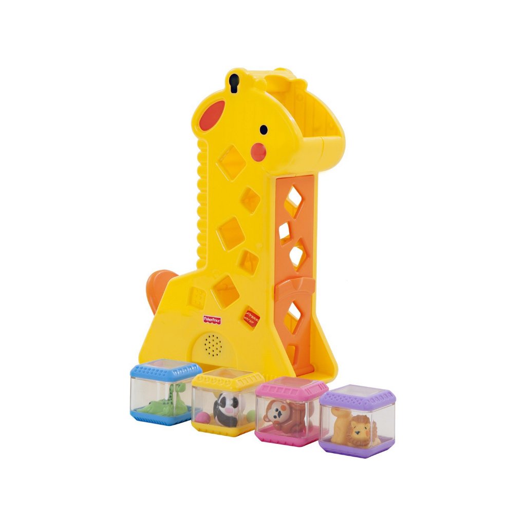 Girafa Divertida Com Blocos Fisher Price - Mattel em Oferta na Shopee