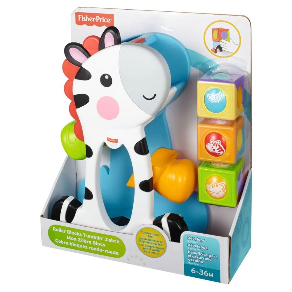 Zebra Blocos Surpresa - Fisher Price em Oferta na Shopee