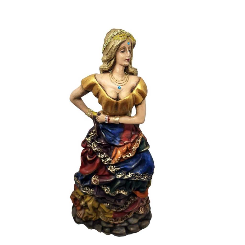Imagem Cigana Pombogira Sete Saias - 38cm - Gesso