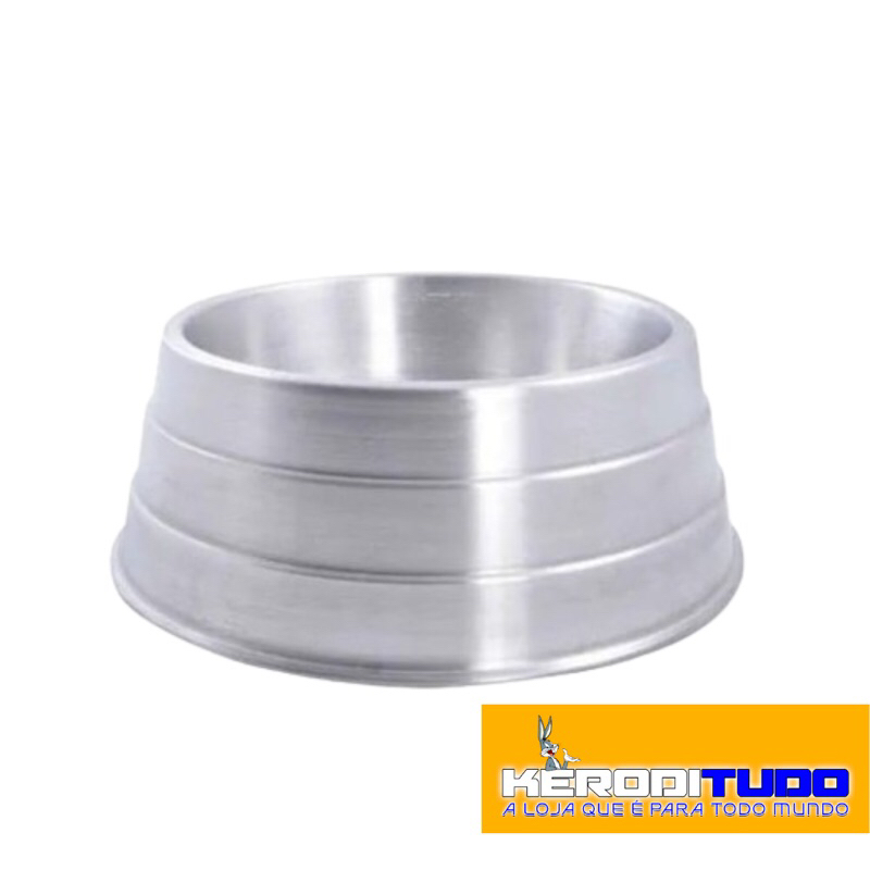 Comedouro de Alumínio Resistente Leve Tamanhos 250ml/500ml/1000ml/1200ml