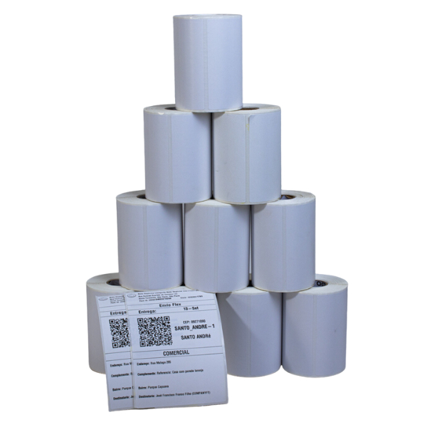 10 Rolos Etiqueta 100x150 10x15 Bopp Adesiva Zebra Argox