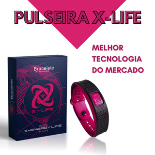 Pulseira X-Life Rosa Tecnologia Infravermelho Longo IVL