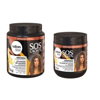 Ativador de Cachos Salon Line SOS Cachos Arginina 500g ou 1kg