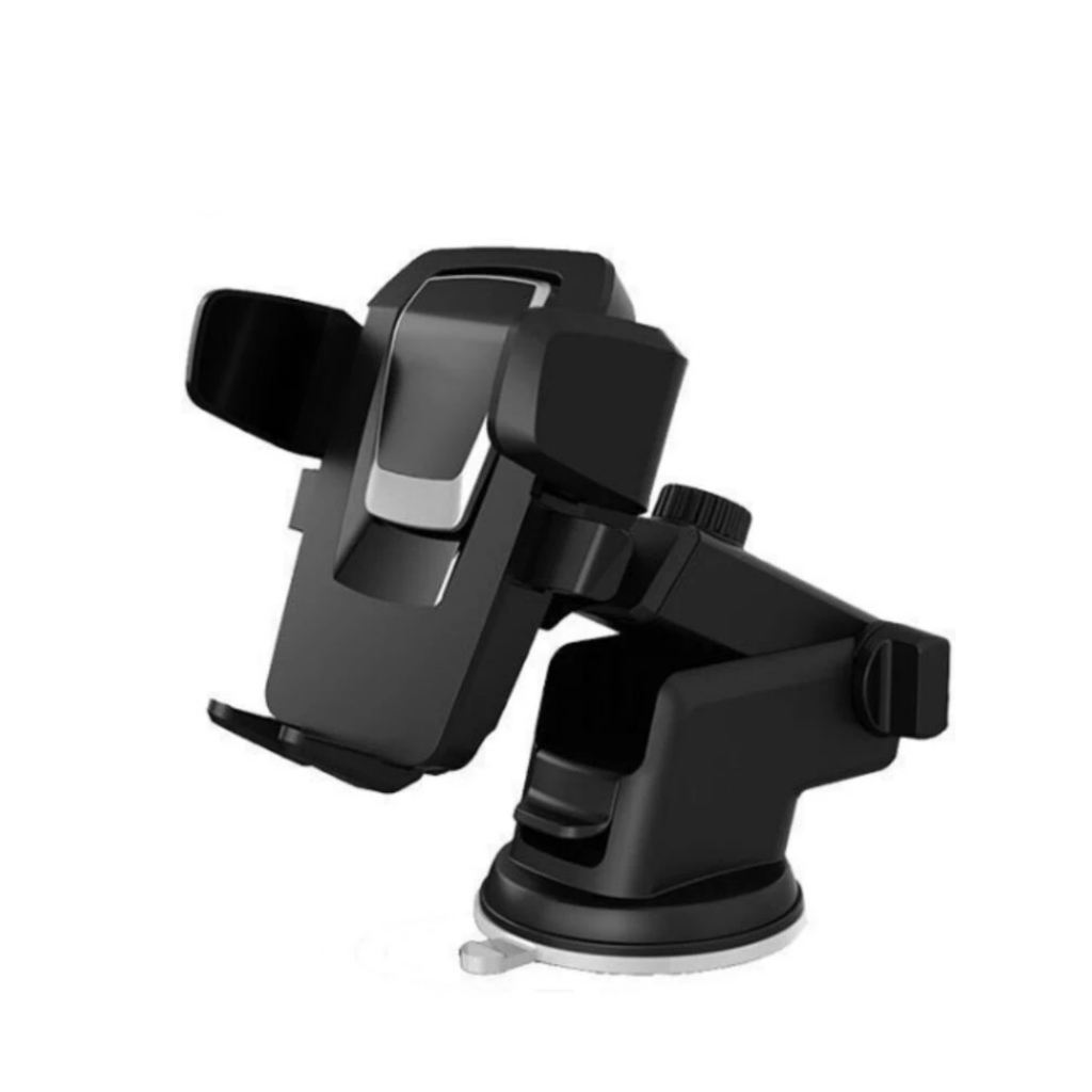 Suporte Universal de Celular para Carro com Trava Automática Base 360° para GPS Veicular