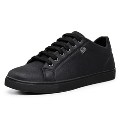 Tênis Casual Polo Fran Básico Masculino Leve Sapatênis Sola Preta London
