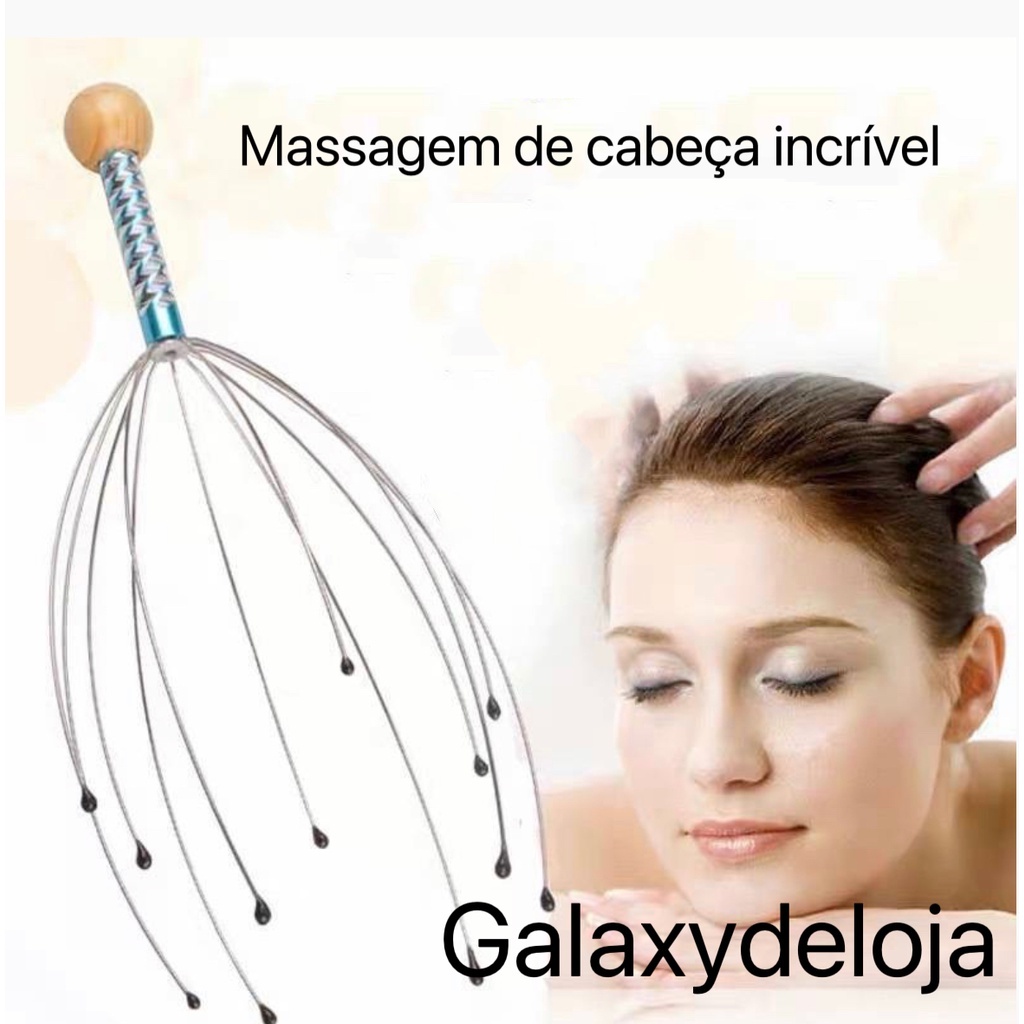 Oferta especial massageador de cabeça Cafuné, massagem relaxante para aliviar o cansaço