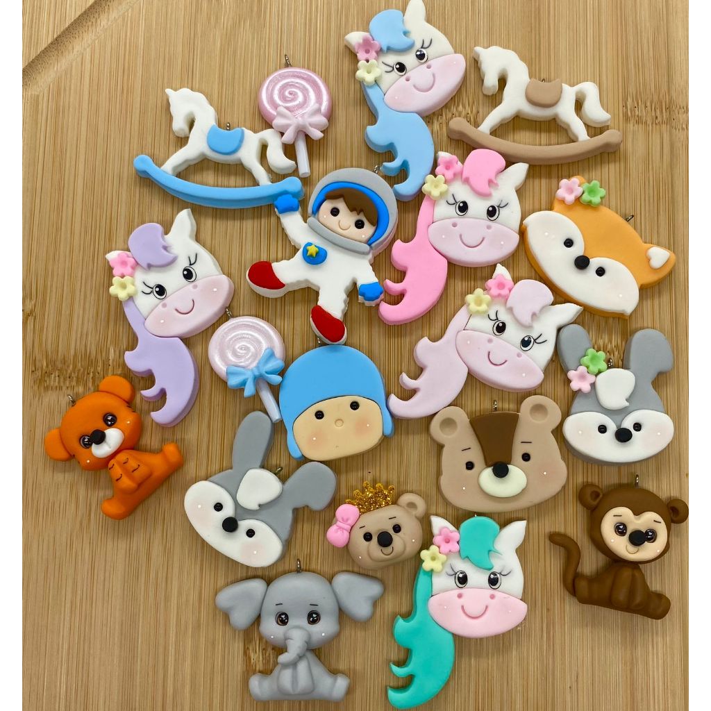Pingente Biscuit Decorativo