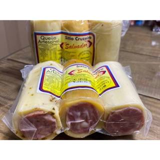 Kit 3 Provolones Recheados com Salame (Puro,Temperado e defumado)