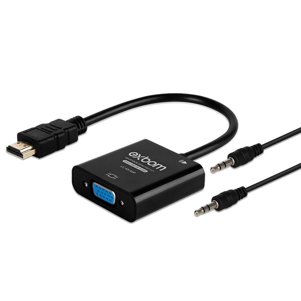 ADAPTADOR HDMI PARA VGA EXBOM