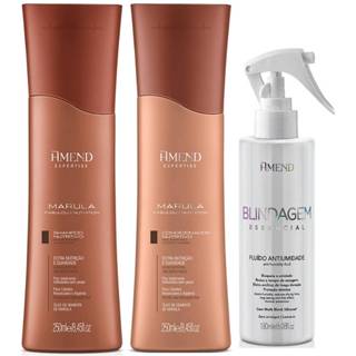 Kit Amend Marula Fabulos Com 2 Produtos + Fluido Blindagem Essencial 180ml Amend