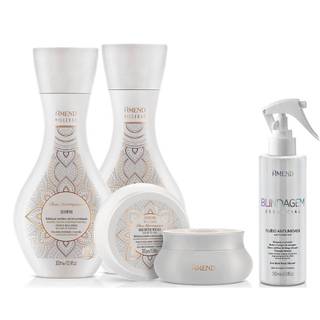 Amend Kit Millenar Óleos Marroquinos - 3 Produtos + Fluido Blindagem Essencial 180ml em Oferta na Shopee