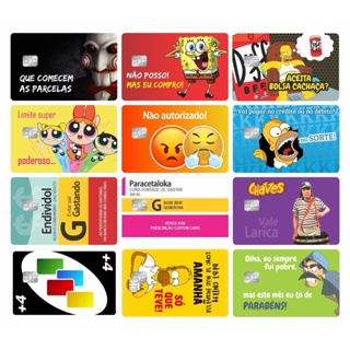 Adesivos Para Cartão de crédito Personalizado em Oferta na Shopee