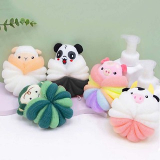 Bucha para Banho Fofa, Bola Esfoliante Animais - Allmini em Oferta na Shopee