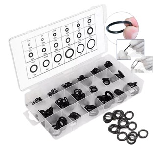 225 Peças Anel Oring De Vedação Borracha Kit Completo