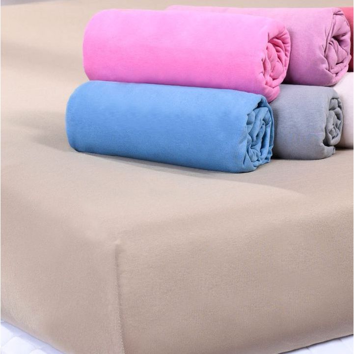 Lençol de Cama Solteiro Avulso 100% Algodão Liso Com Elástico