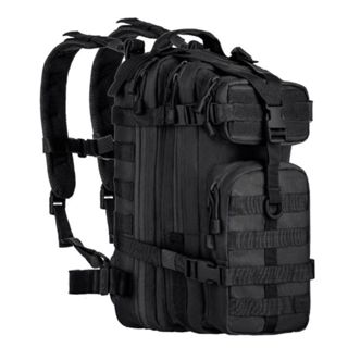 Mochila Assault Militar Tática Impermeável Camping Masculino Feminino Preta
