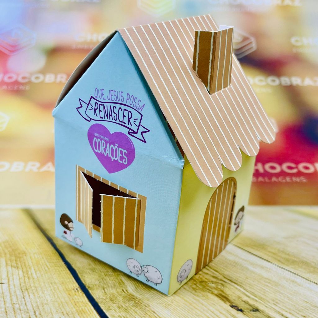 10~40 Caixas Casinha Vida Nova 13x8x8cm 4701 (PASCOA IDEIA OUTLET) OFERTA em Oferta na Shopee