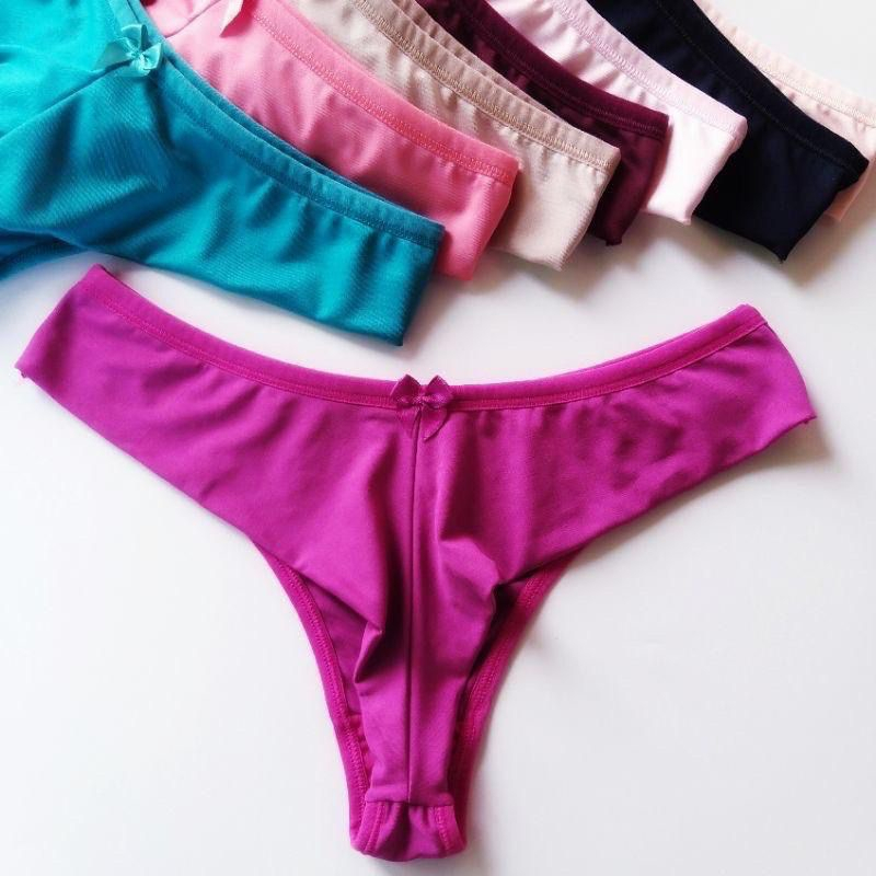 Kit 3 Calcinhas Fio Duplo Roupas Íntimas Não Marca Lingerie em Oferta na Shopee
