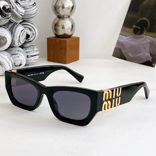 Óculos de Sol Miu Meu Letter High-End Sunglasses