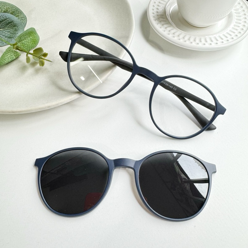 Armação De Óculos Clipon 2 EM 1 Redondo Menor unissex 5803 em Oferta na Shopee