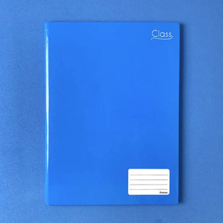 Caderno Brochura Class Capa Dura 140mmx202mm 80 Folhas Azul 1 UN Foroni