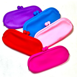 Bolsinha Silicone Carteira Porta Moedas Cartão Maquiagem