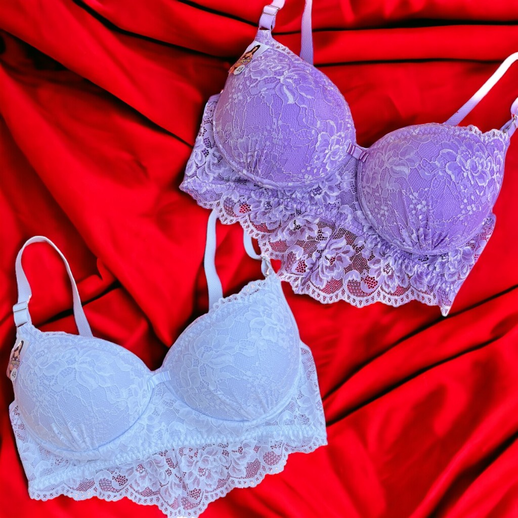 KIT2 Sutiã Plus Size Lingerie Renda com Bojo Alça Reforçada Premium Isadora em Oferta na Shopee