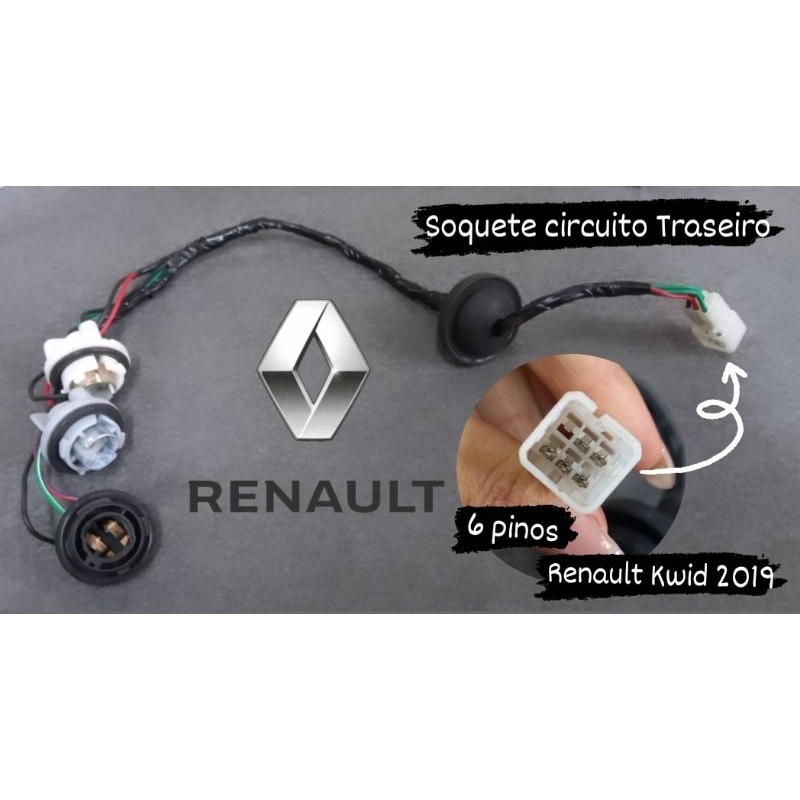 Circuito da Lanterna Traseira kwid 2019 5 pinos ( valor referente a somente 1 lado)