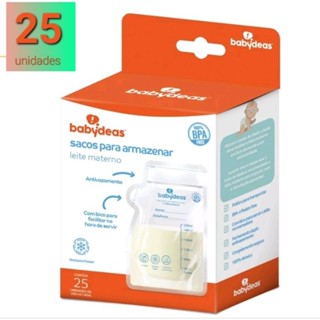 Saco para Armazenar Leite Babydeas 25 unidades 200ml