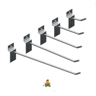 10 Ganchos P/ Painel Canaletado De 10cm Zincado