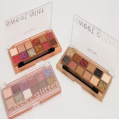 Paleta De Sombra Sweet Gliiter Estilo Versátil 12 Cores Lançamento - Belle Angel