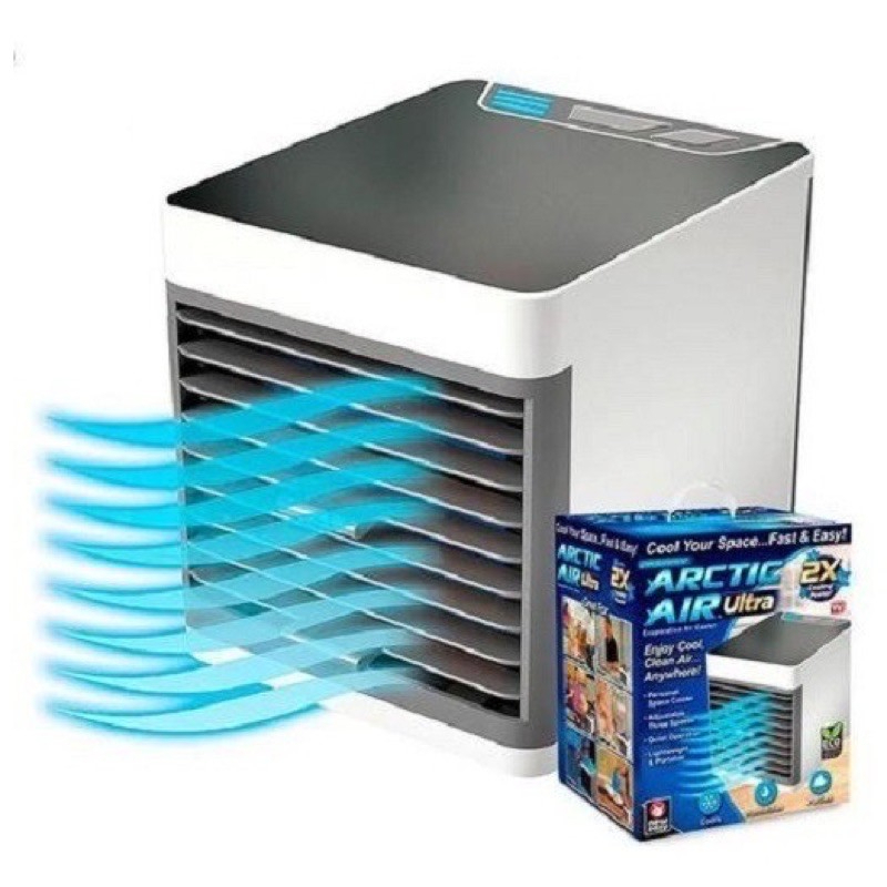 Mini Ar Condicionado Portátil Arctic Air Cooler Umidificador Climatizador Luz Led