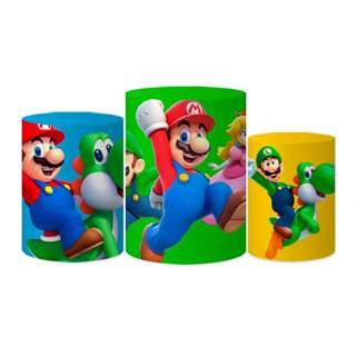 Trio Capas Cilindros Veste Fácil C/ Elástico Desenhos em Oferta na Shopee