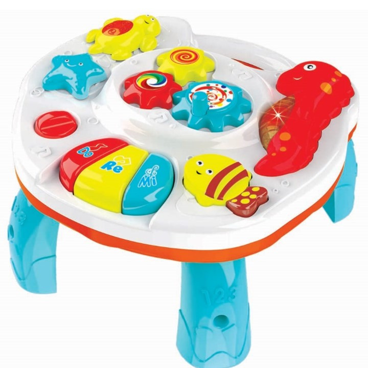 Mesinha Didática Infantil Educativa Sensorial Mesa Divertida Atividades Interativas