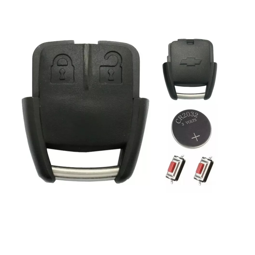 Kit Capa Chave Gm Astra/corsa/celta/prisma/agile/vectra/s10 Bateria e Botões em Oferta na Shopee