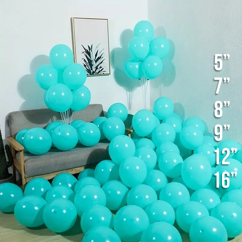 🎈 Balões Tiffany - Látex Premium | Diversos Tamanhos e Quantidades para Festas em Oferta na Shopee