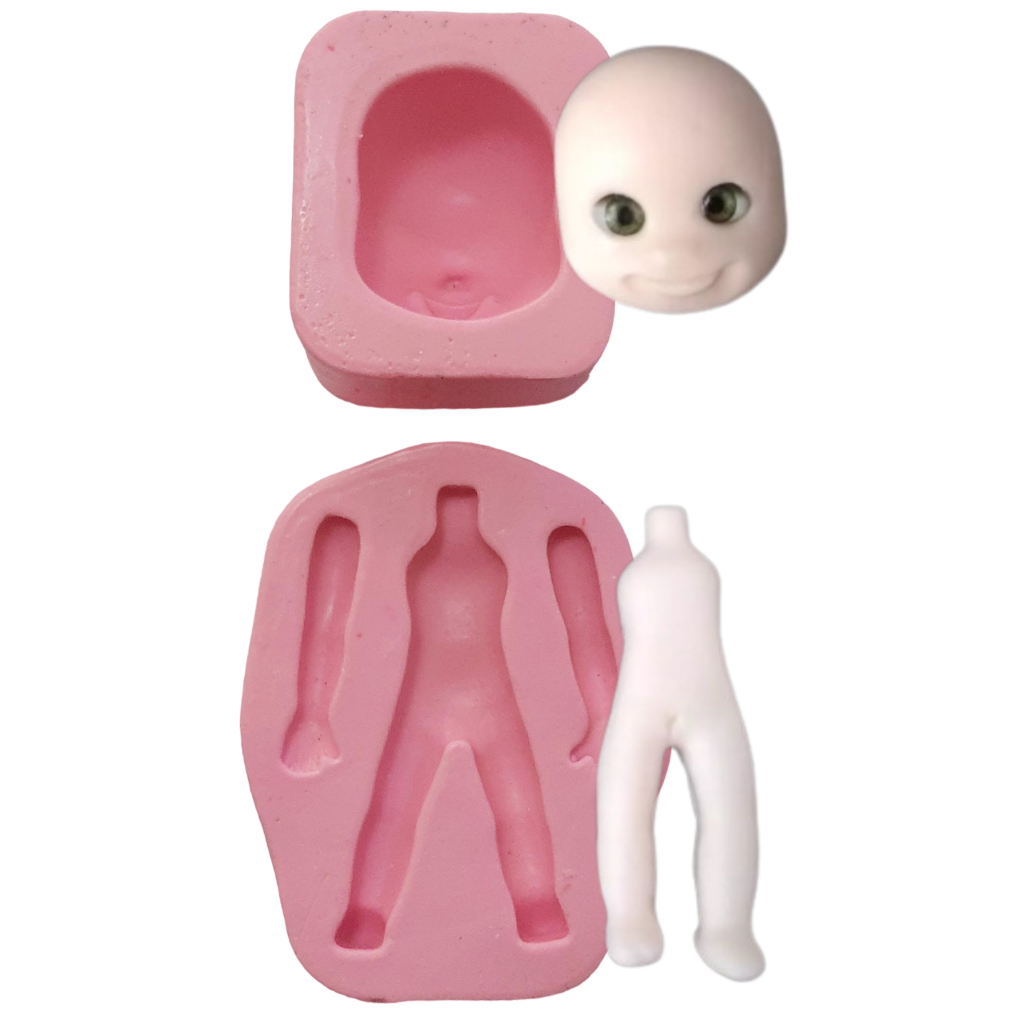 Molde Silicone Boneco Universal em Oferta na Shopee