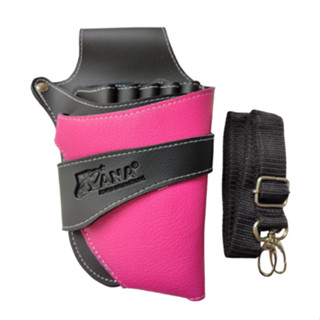Porta Tesouras Coldre Para Tesouras e acessórios Preto com Rosa Cod 736