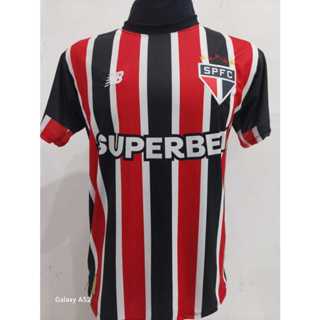 Camisa e Camiseta time de futebol São Paulo listrado