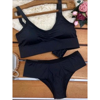 Conjunto Conforto Feminino Reforçado Calcinha e Sutiã com Bojo Removível