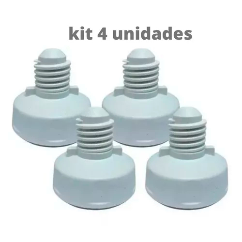 Kit com 4 Pes Niveladores para Maquina Lavadora De Roupas Electrolux