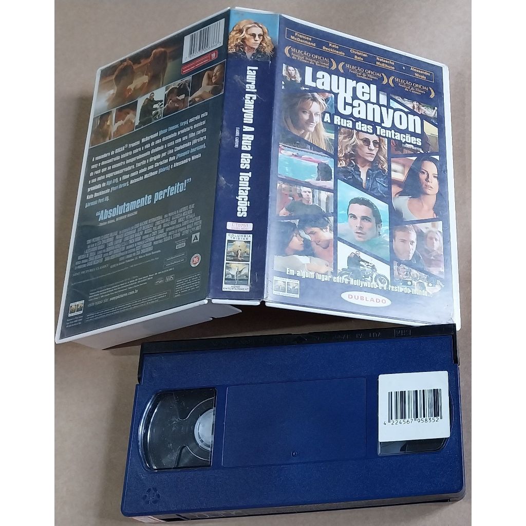 vhs original laurel canyon – a rua das tentações