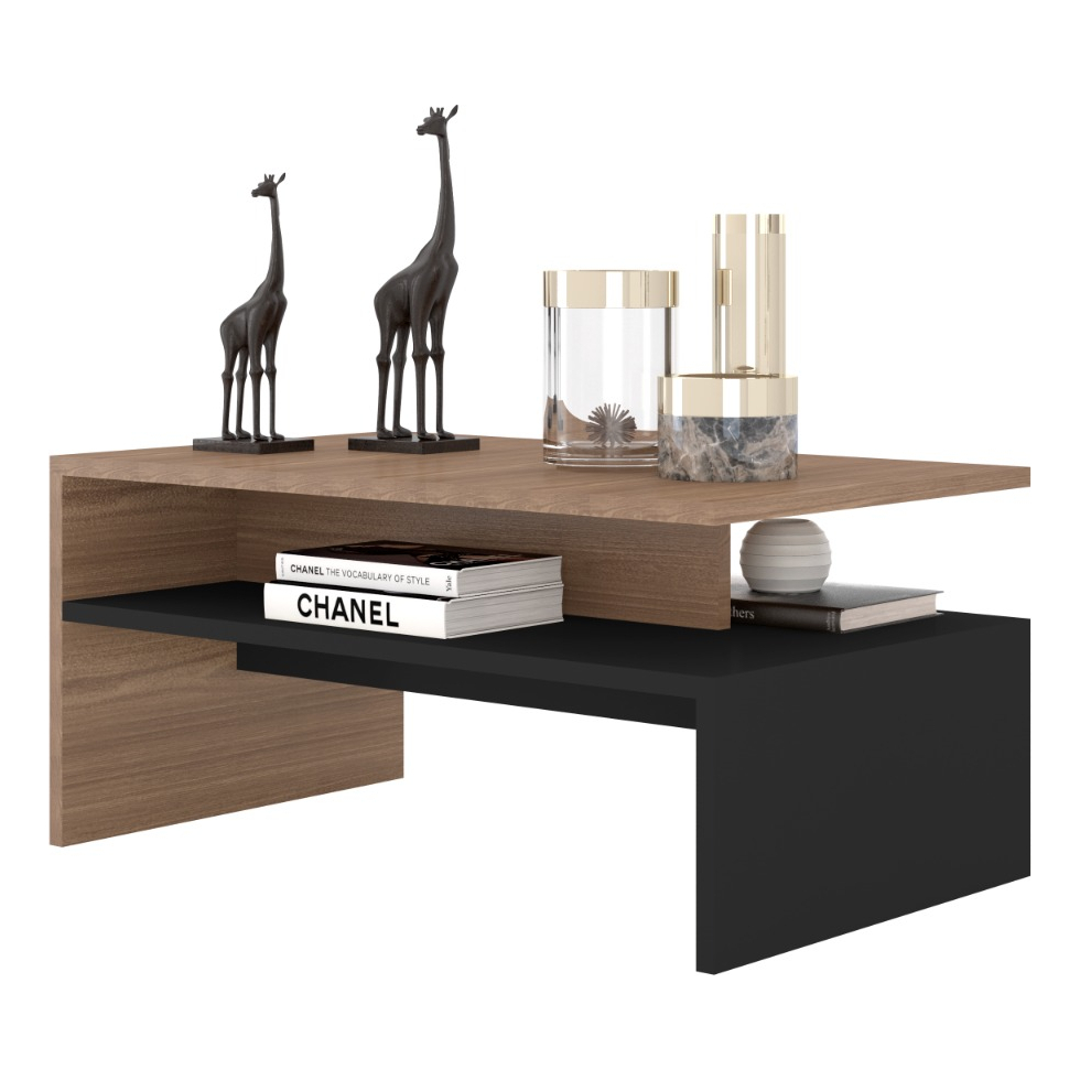 Mesa De Centro Mesinha Para Sala Lançamento 2 Andares Luxo em Oferta na Shopee